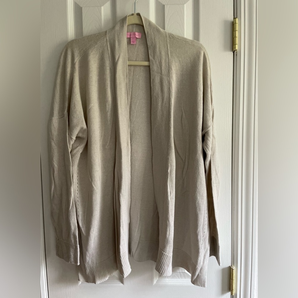 Lilly Pulitzer cream swing cardigan